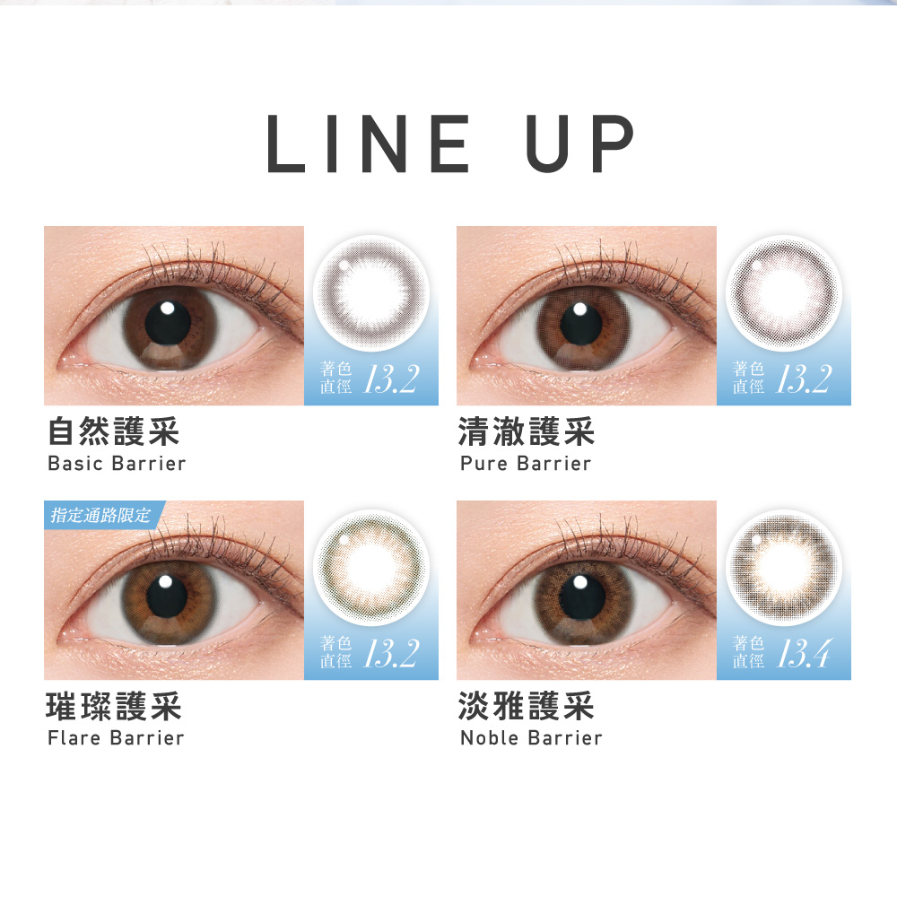 LINE UP 產品陣容